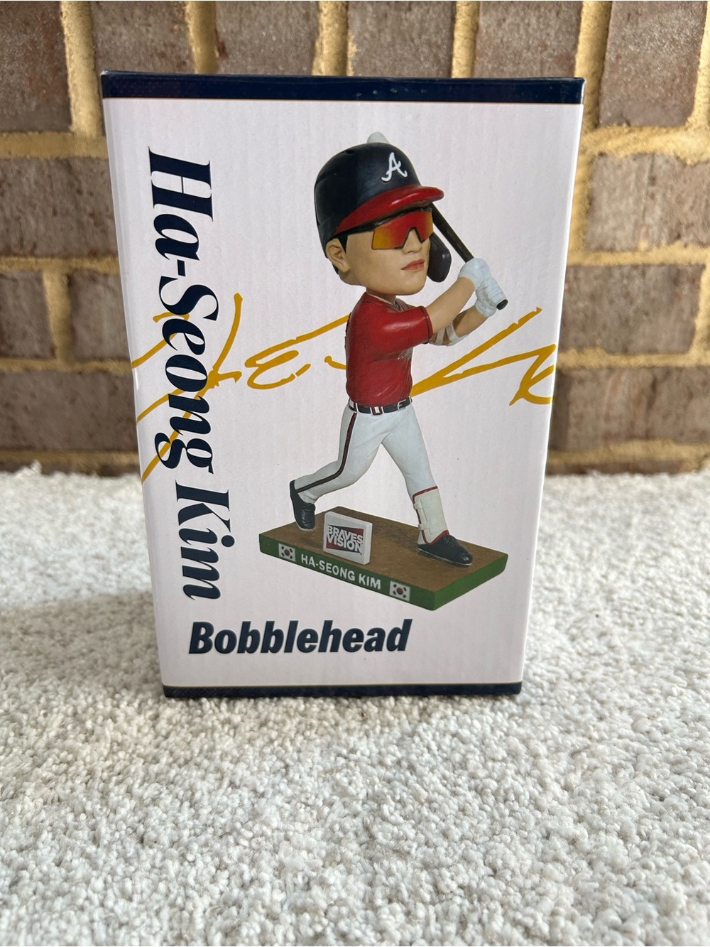 2026 Atlanta Braves Ha-Seong Kim Braves Vision SGA Bobblehead New In Box
